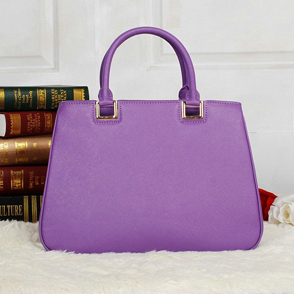 2014 Prada saffiano calfskin tote BN2244 purple